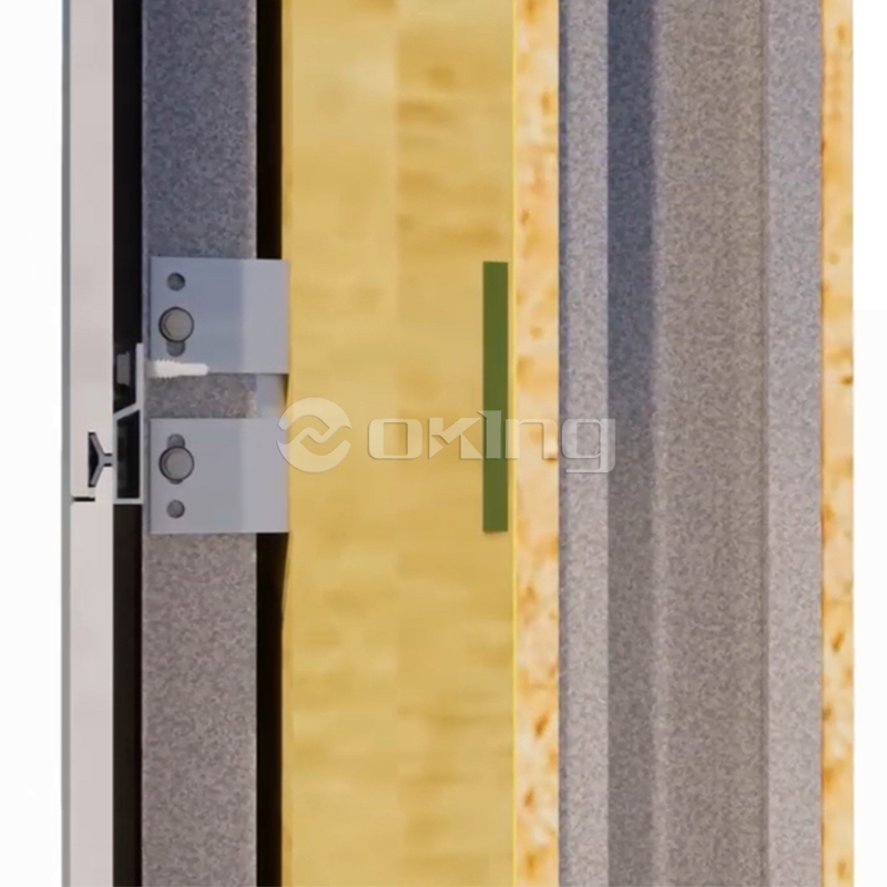 Clip cu H-Shield din aluminiu pentru panouri de ciment din fibră